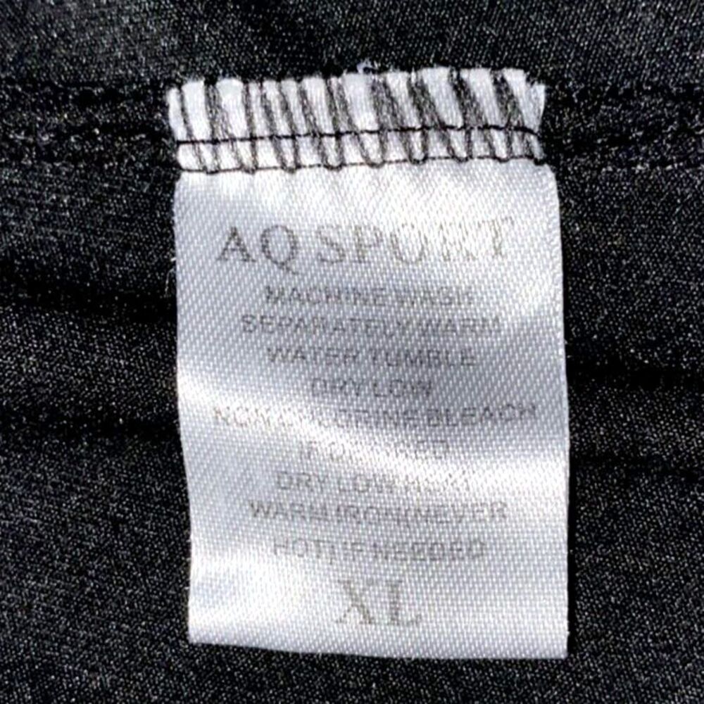 AQ SPORT WOMENS LEGGINGS BLACK ROLLING STONES LIPS XL - Picture 7 of 7